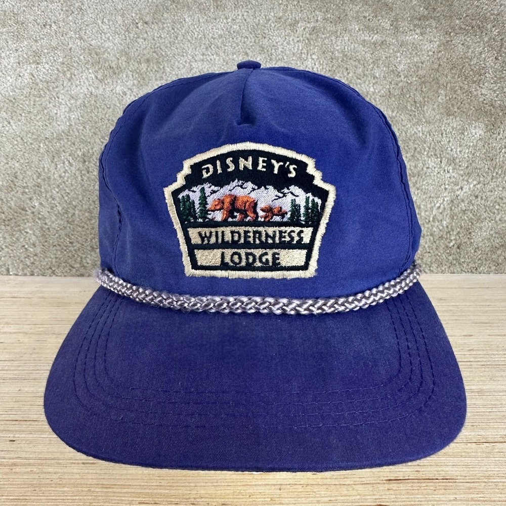 Rare Vintage Disney World Wilderness Lodge Hat Adjustable USA Made